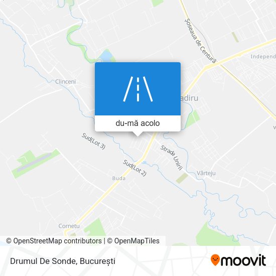 Hartă Drumul De Sonde