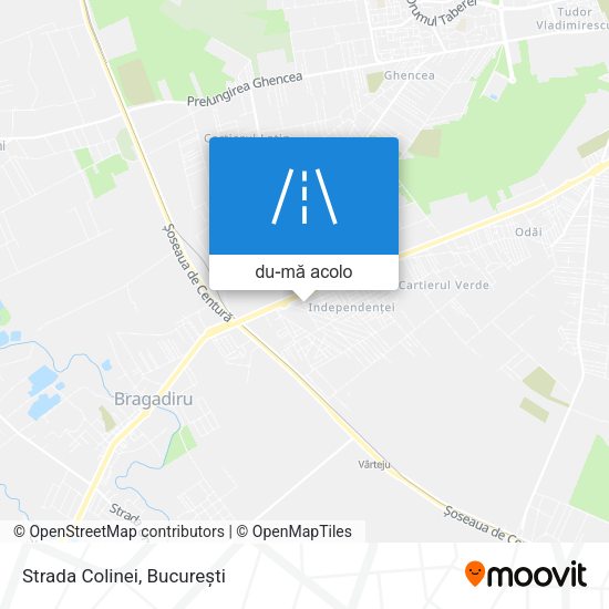 Hartă Strada Colinei