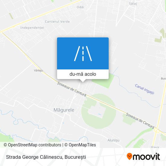 Hartă Strada George Călinescu