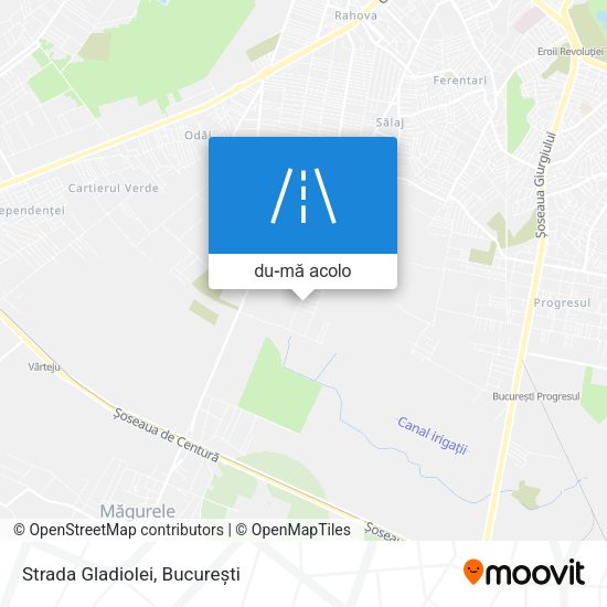 Hartă Strada Gladiolei