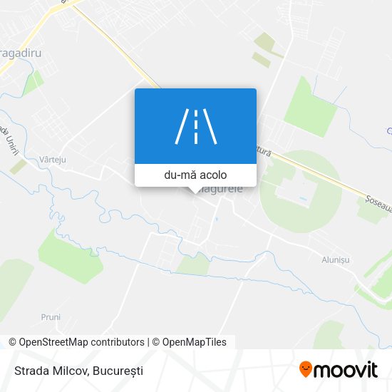 Hartă Strada Milcov