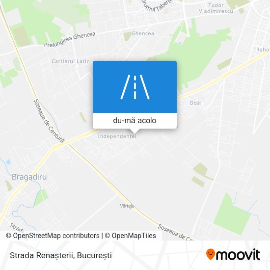 Hartă Strada Renașterii
