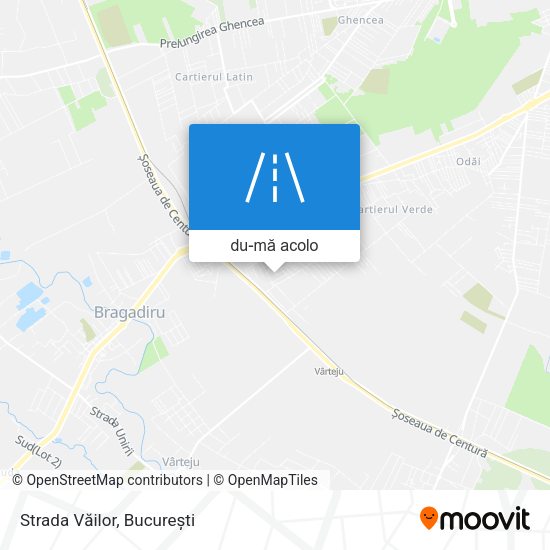 Hartă Strada Văilor