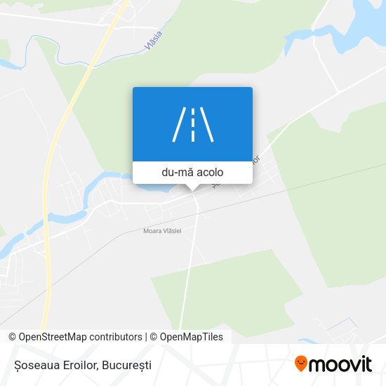 Hartă Șoseaua Eroilor