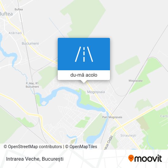 Hartă Intrarea Veche