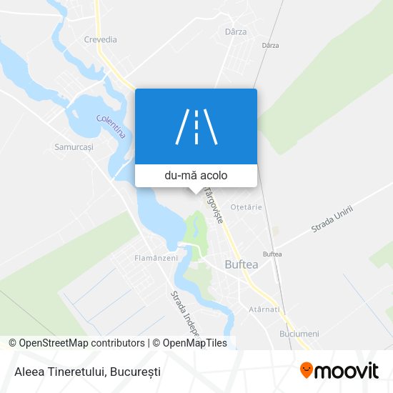 Hartă Aleea Tineretului