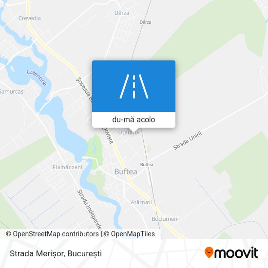 Hartă Strada Merișor