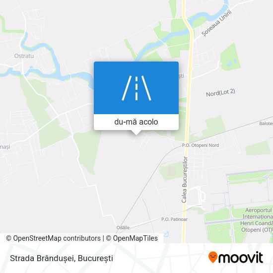 Hartă Strada Brândușei