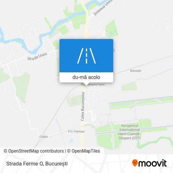 Hartă Strada Ferme O