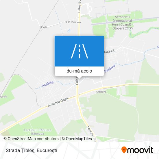 Hartă Strada Țibleș