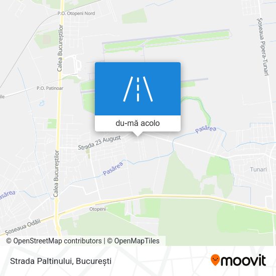 Hartă Strada Paltinului