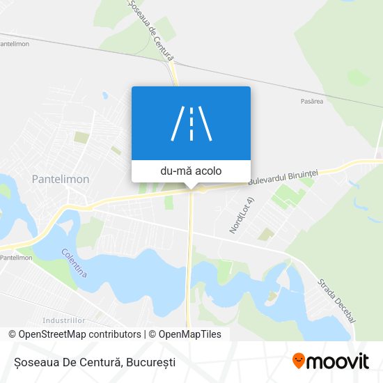 Hartă Șoseaua De Centură