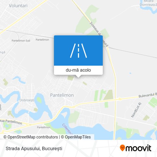 Hartă Strada Apusului