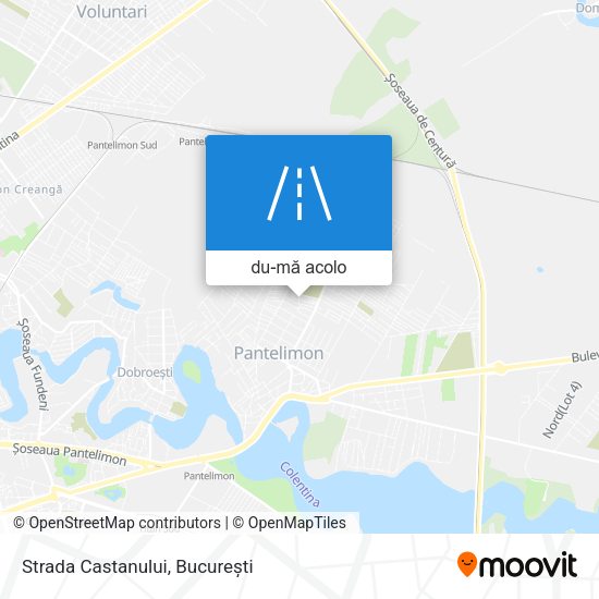 Hartă Strada Castanului