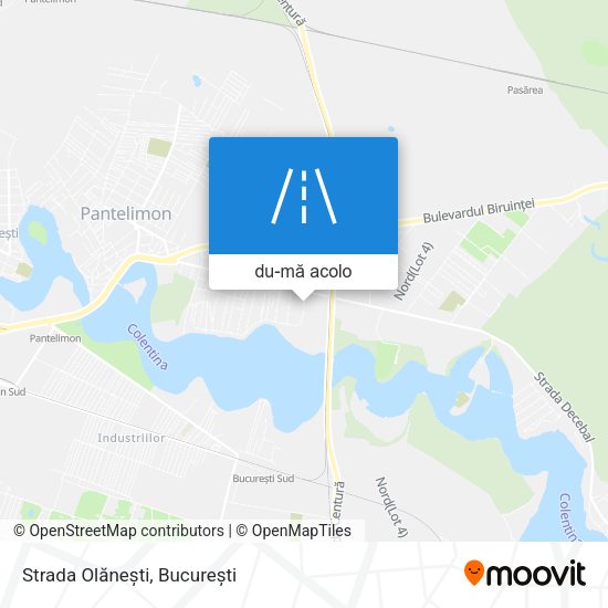Hartă Strada Olănești