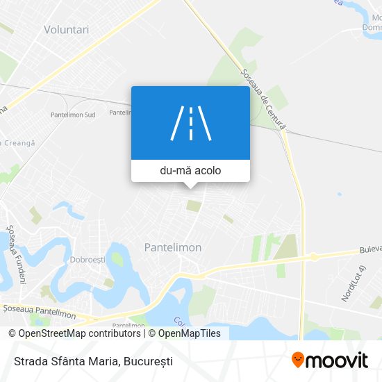Hartă Strada Sfânta Maria