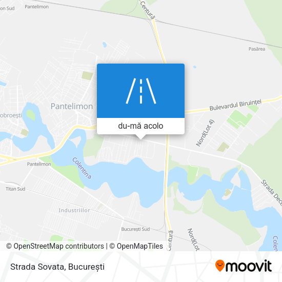 Hartă Strada Sovata