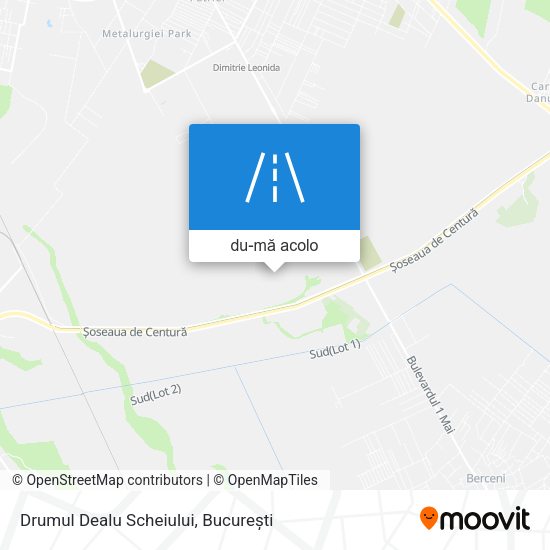 Hartă Drumul Dealu Scheiului