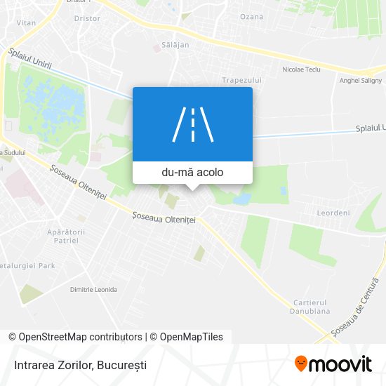 Hartă Intrarea Zorilor