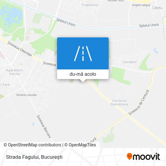 Hartă Strada Fagului
