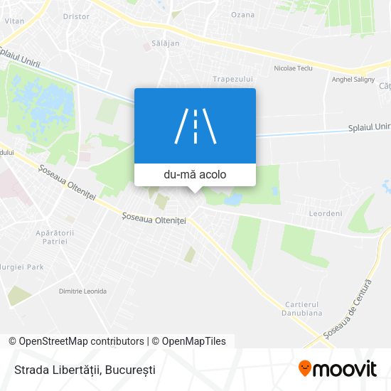 Hartă Strada Libertății