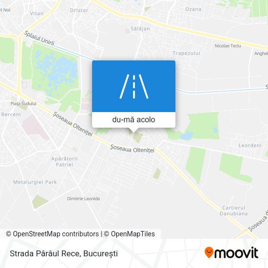 Hartă Strada Pârâul Rece