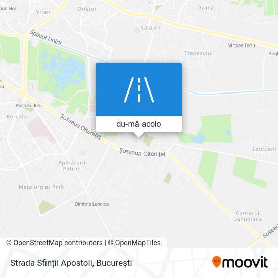 Hartă Strada Sfinții Apostoli