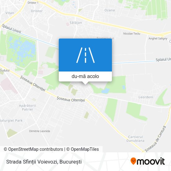 Hartă Strada Sfinții Voievozi