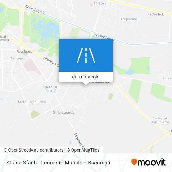 Hartă Strada Sfântul Leonardo Murialdo