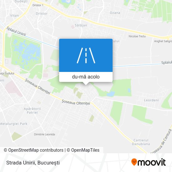 Hartă Strada Unirii