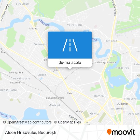 Hartă Aleea Hrisovului