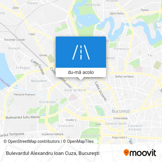 Hartă Bulevardul Alexandru Ioan Cuza