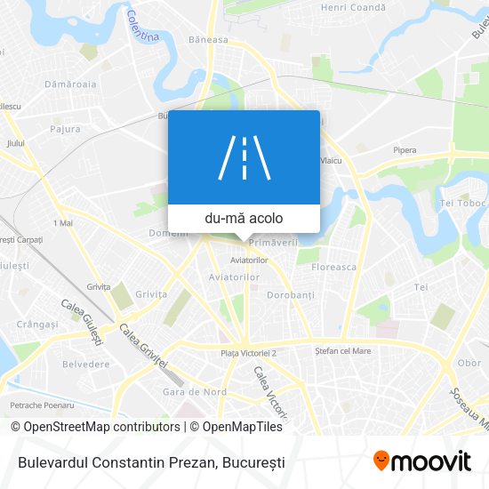 Hartă Bulevardul Constantin Prezan