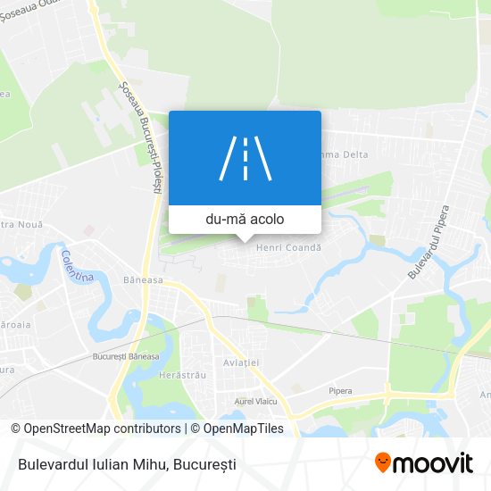 Hartă Bulevardul Iulian Mihu