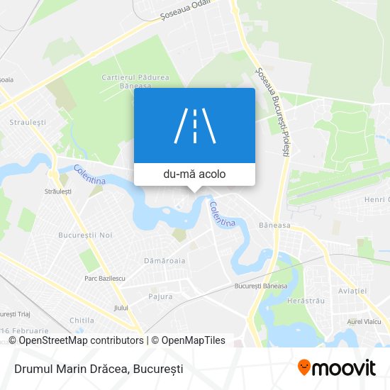 Hartă Drumul Marin Drăcea