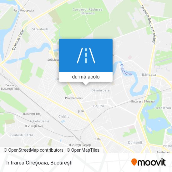 Hartă Intrarea Cireșoaia