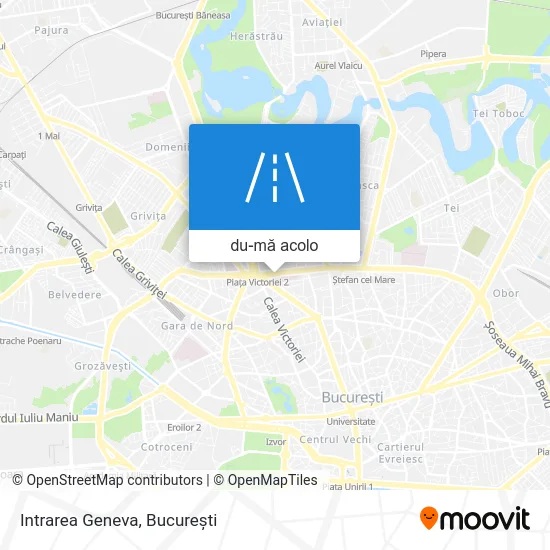 Hartă Intrarea Geneva