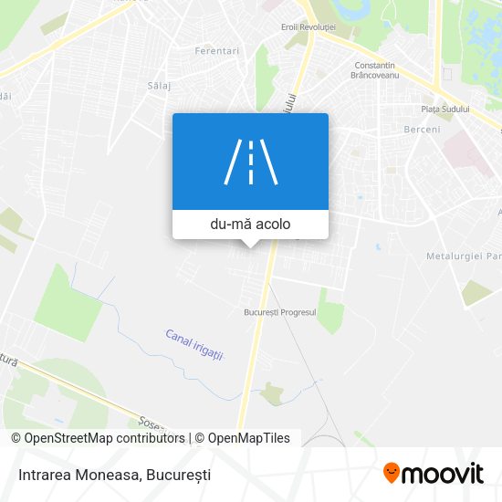 Hartă Intrarea Moneasa