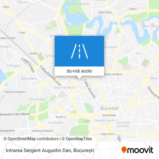 Hartă Intrarea Sergent Augustin Dan