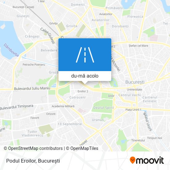 Hartă Podul Eroilor