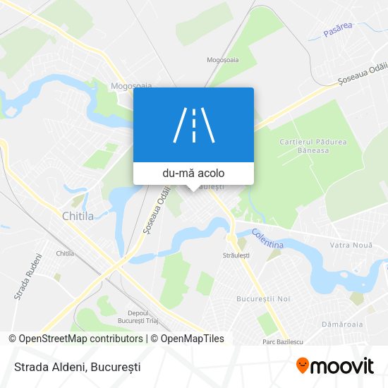 Hartă Strada Aldeni