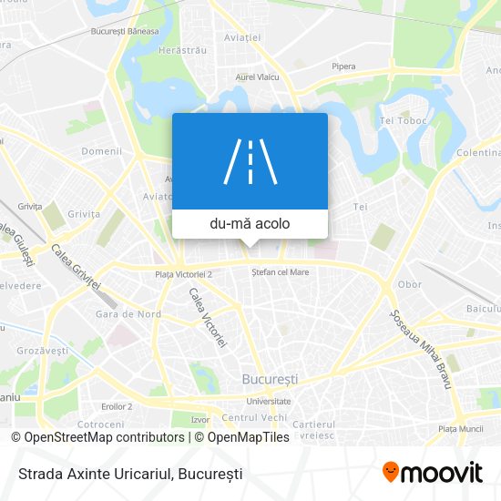 Hartă Strada Axinte Uricariul