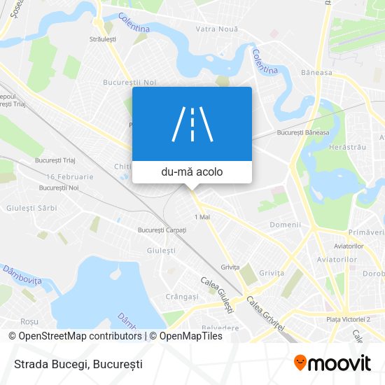 Hartă Strada Bucegi