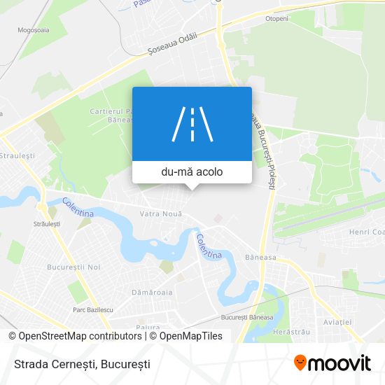 Hartă Strada Cernești