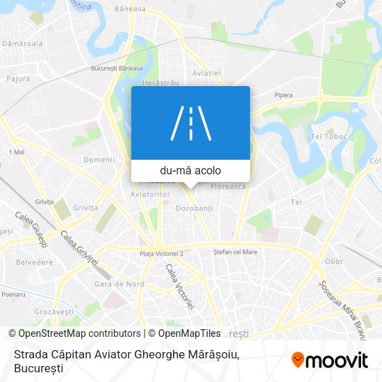 Hartă Strada Căpitan Aviator Gheorghe Mărășoiu