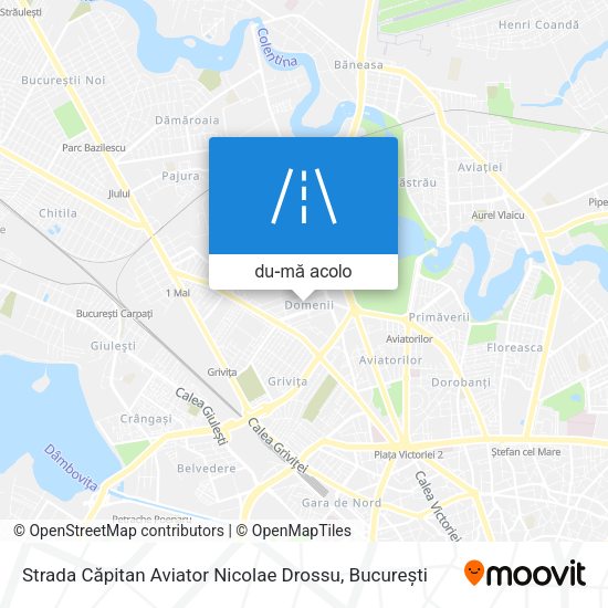 Hartă Strada Căpitan Aviator Nicolae Drossu