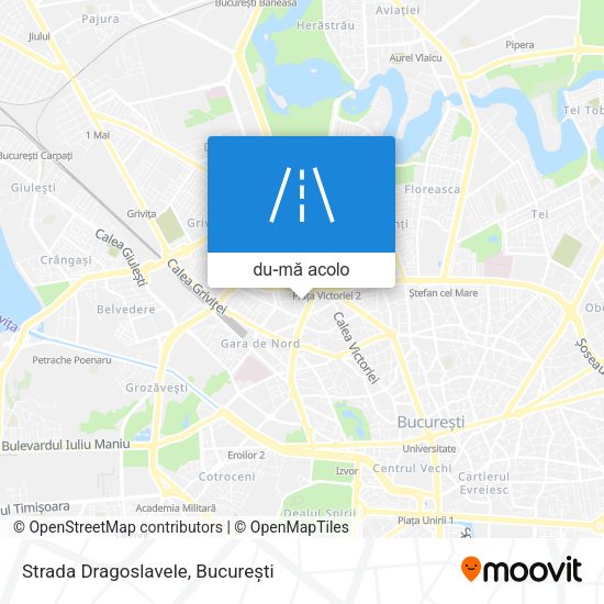 Hartă Strada Dragoslavele