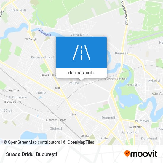 Hartă Strada Dridu