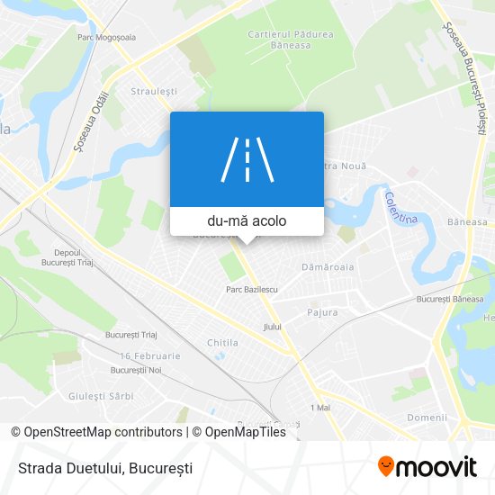 Hartă Strada Duetului