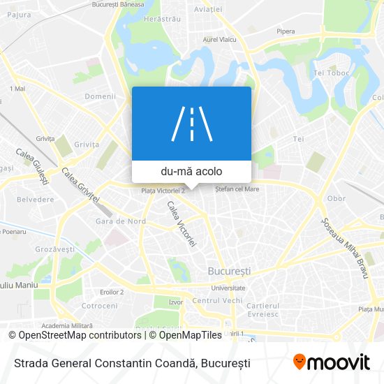 Hartă Strada General Constantin Coandă